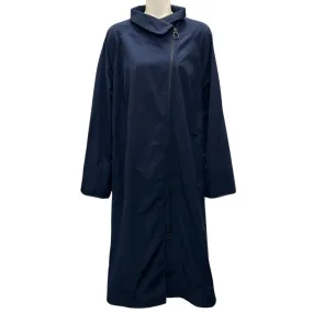 Akris Navy Blue Heidi Trench Coat