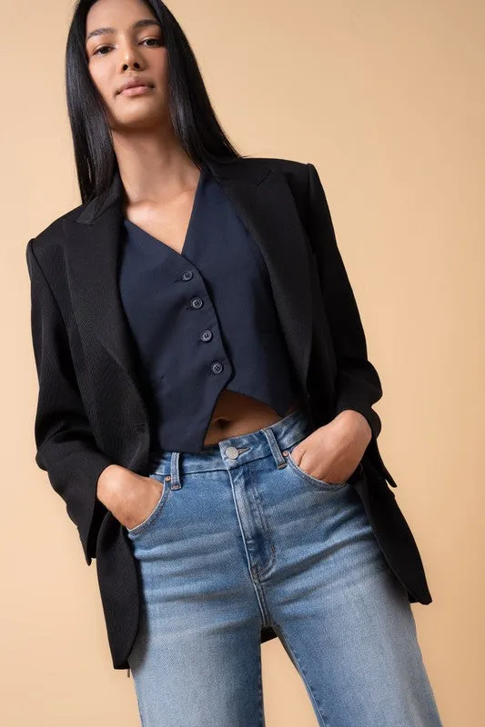 Ashley Medium Wash High Waisted Wide Leg Jeans