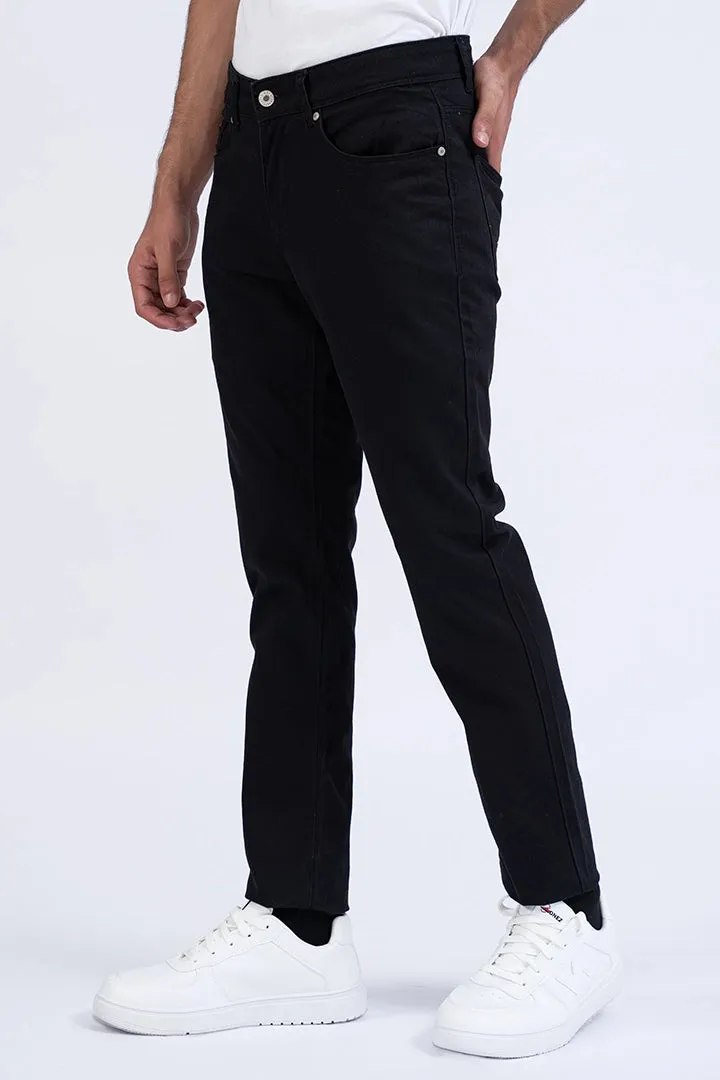 Black 5 Pocket Slim Fit Pants
