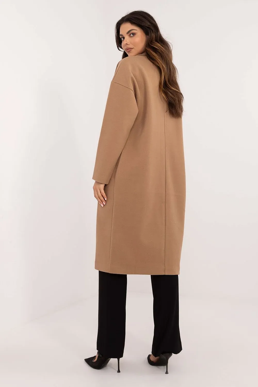Classic Cut Womens Long Coat by Och Bella