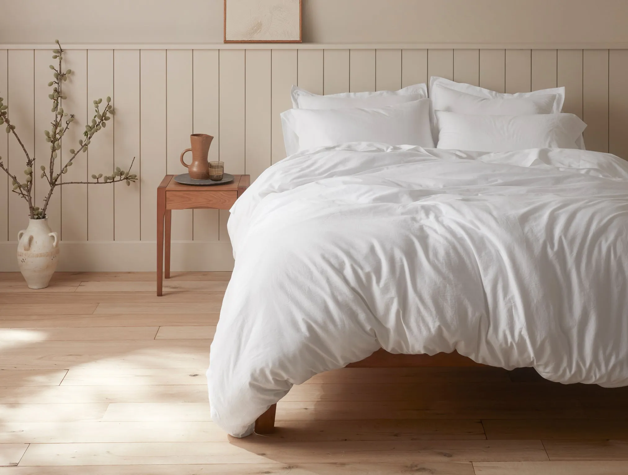 Cloud Soft Organic Sateen Fitted Sheet