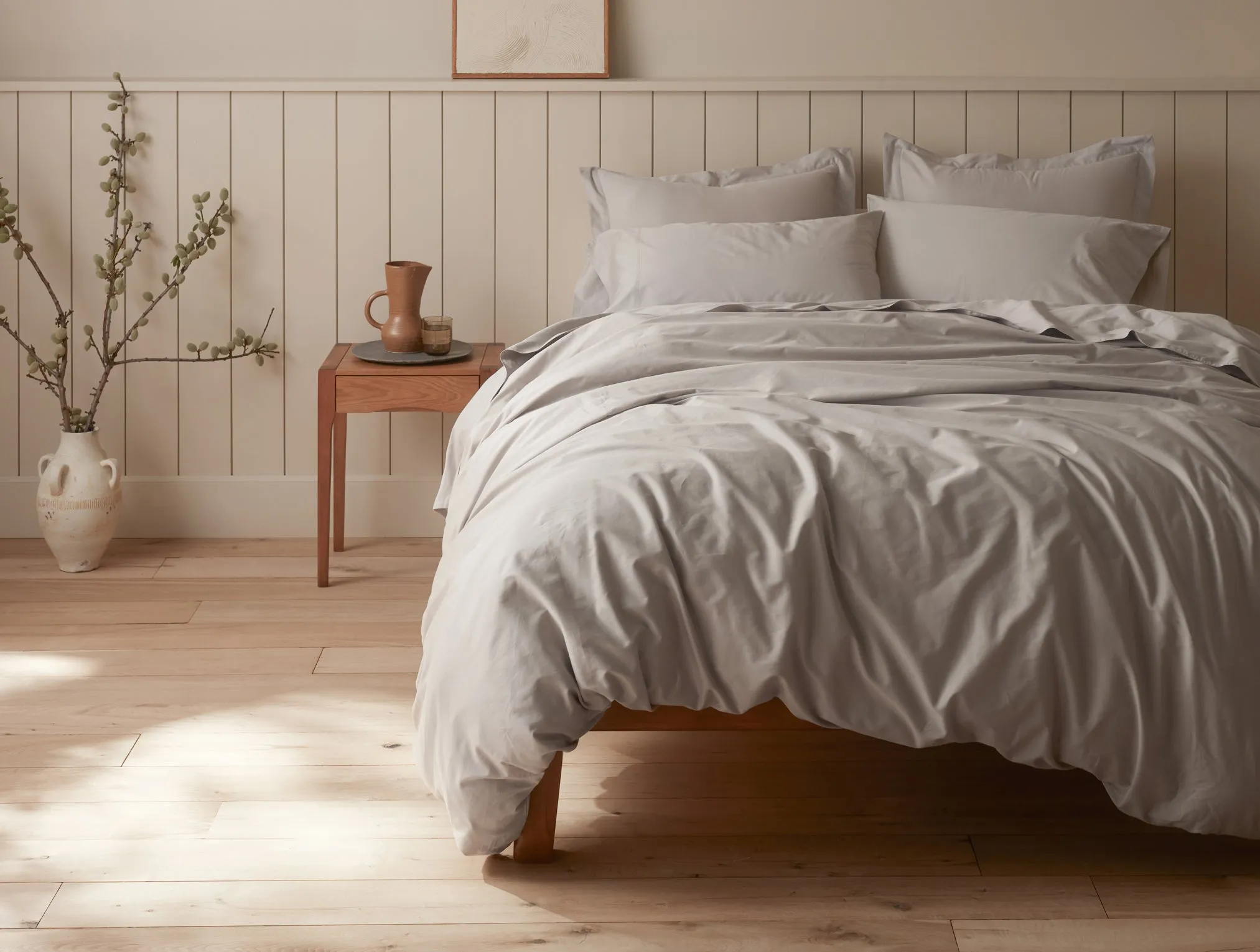 Cloud Soft Organic Sateen Fitted Sheet