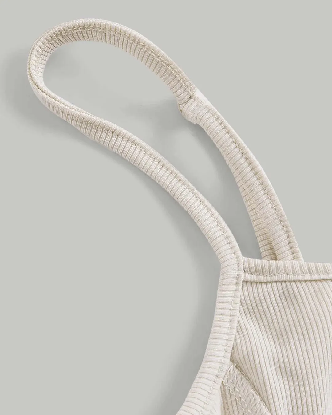 Corset Style Basic Tops In Apricot