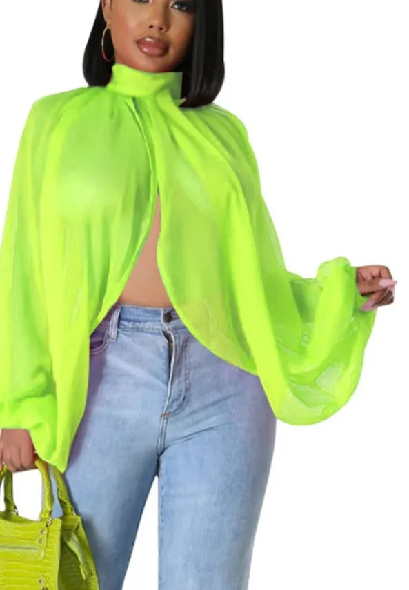 Elegant Summer Split Backless ColorSexy Blouse
