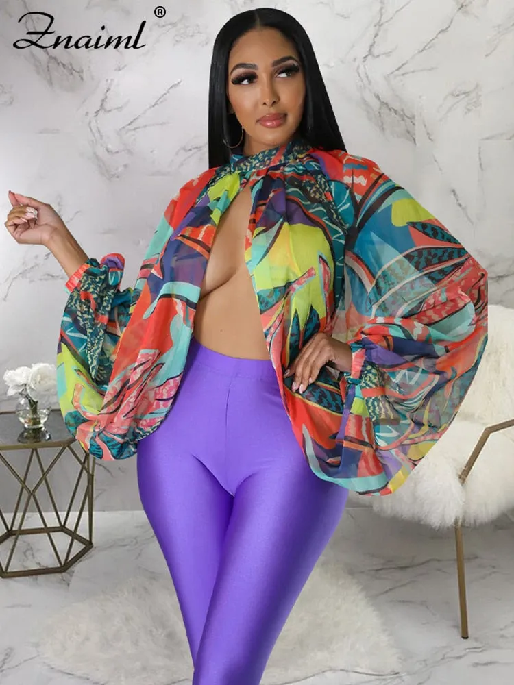 Elegant Summer Split Backless ColorSexy Blouse