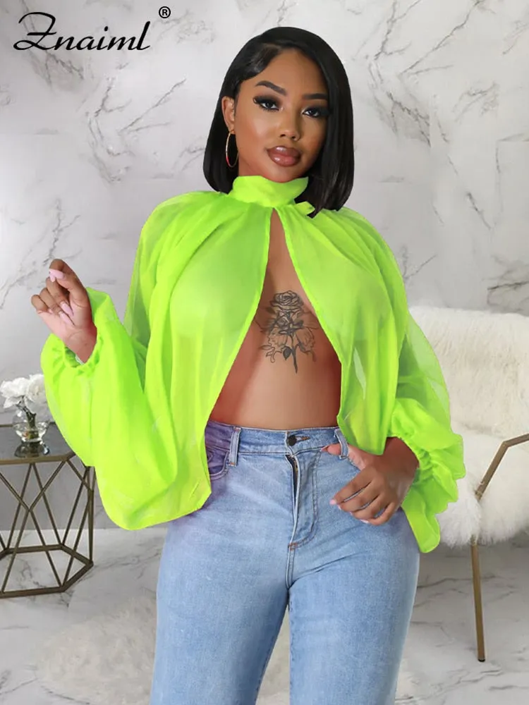 Elegant Summer Split Backless ColorSexy Blouse