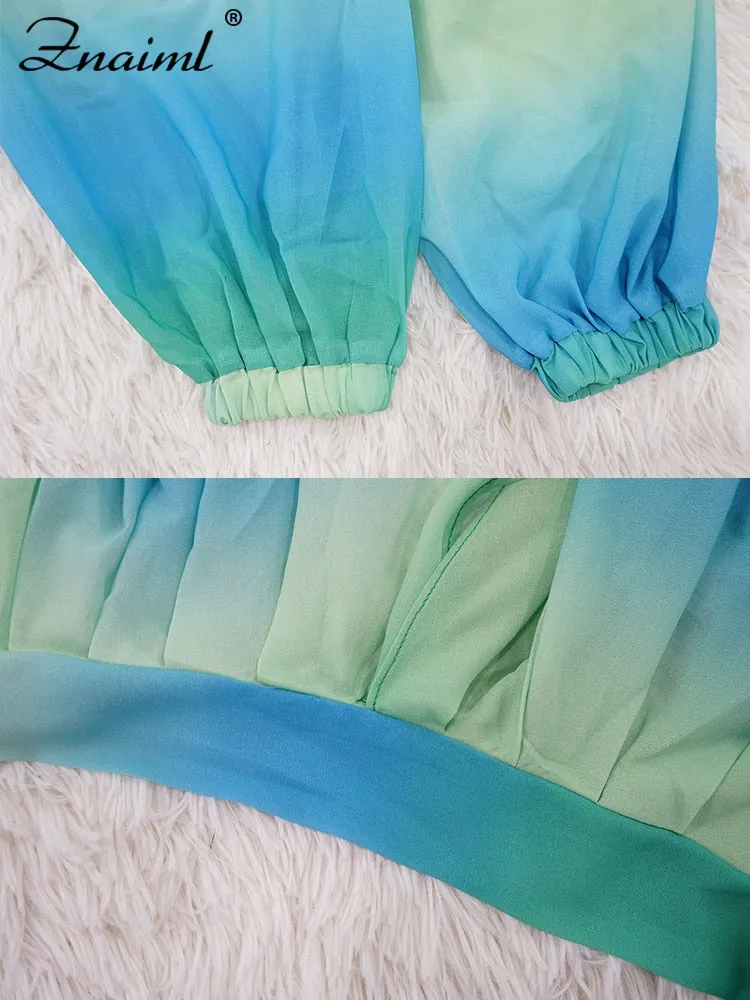 Elegant Summer Split Backless ColorSexy Blouse