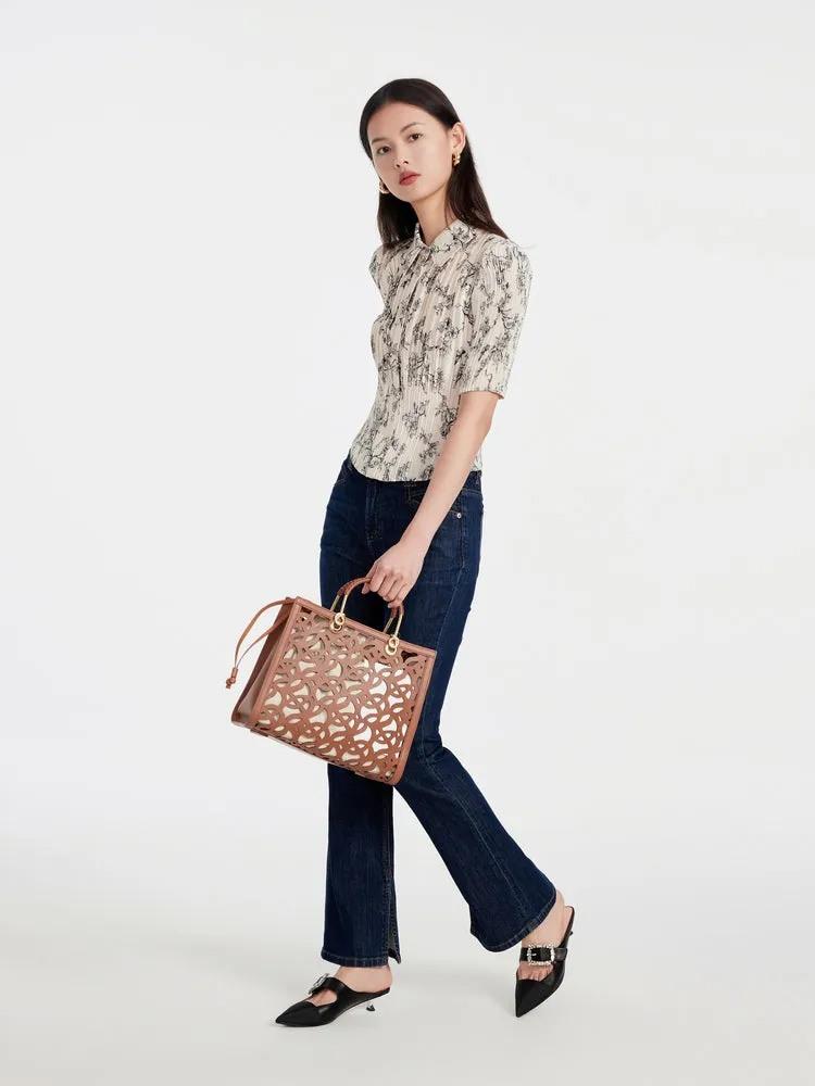 EP YAYING Printed Blouse