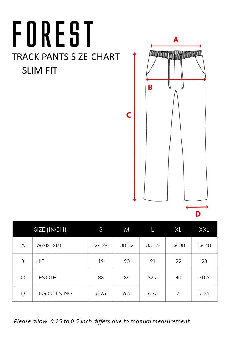 Forest Easy Cotton Trousers Stretchable Slim Fit Long Pants Men | Seluar Lelaki Panjang - 610199