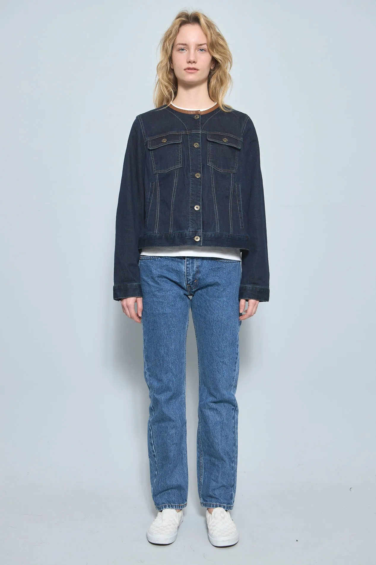 Jacket Azul lauren Talla Xl