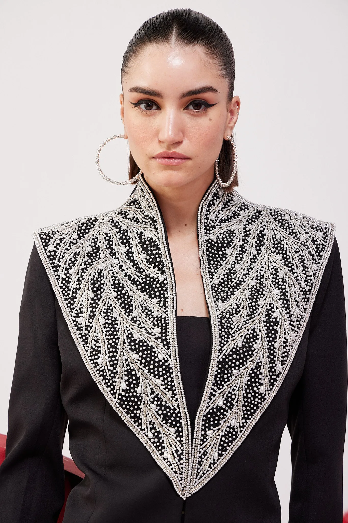 Leaf Design Blazer