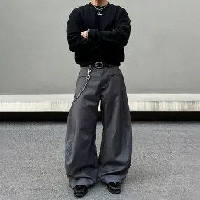 Loose Fit Casual Drape Pants