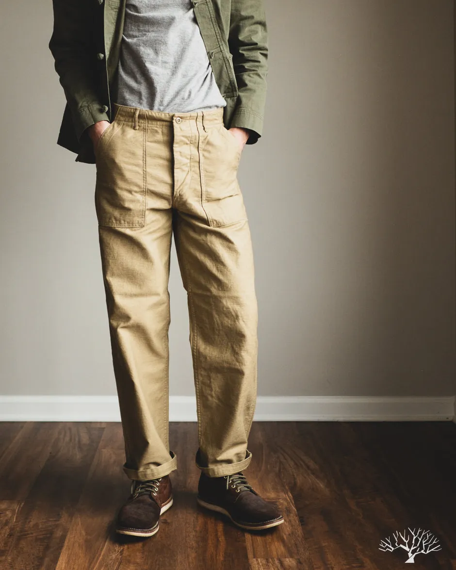 Regular Fit Fatigue Pants - Khaki
