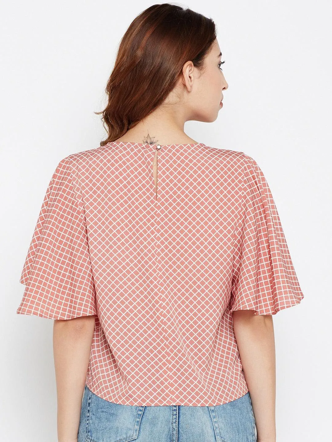 Style Quotient Womens Checked Tops