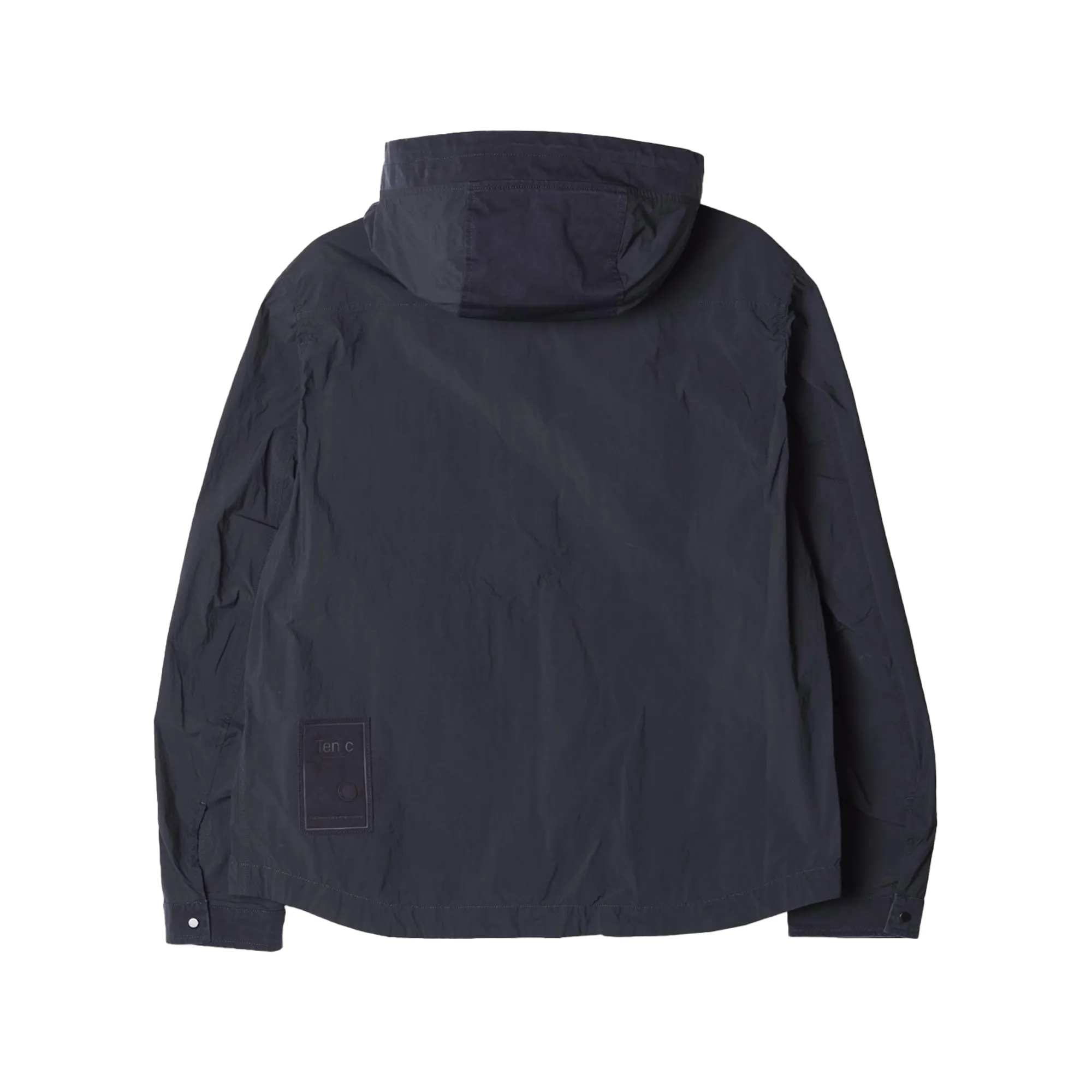 Ten c Hooded Zipped Mid Layer Midnight Navy