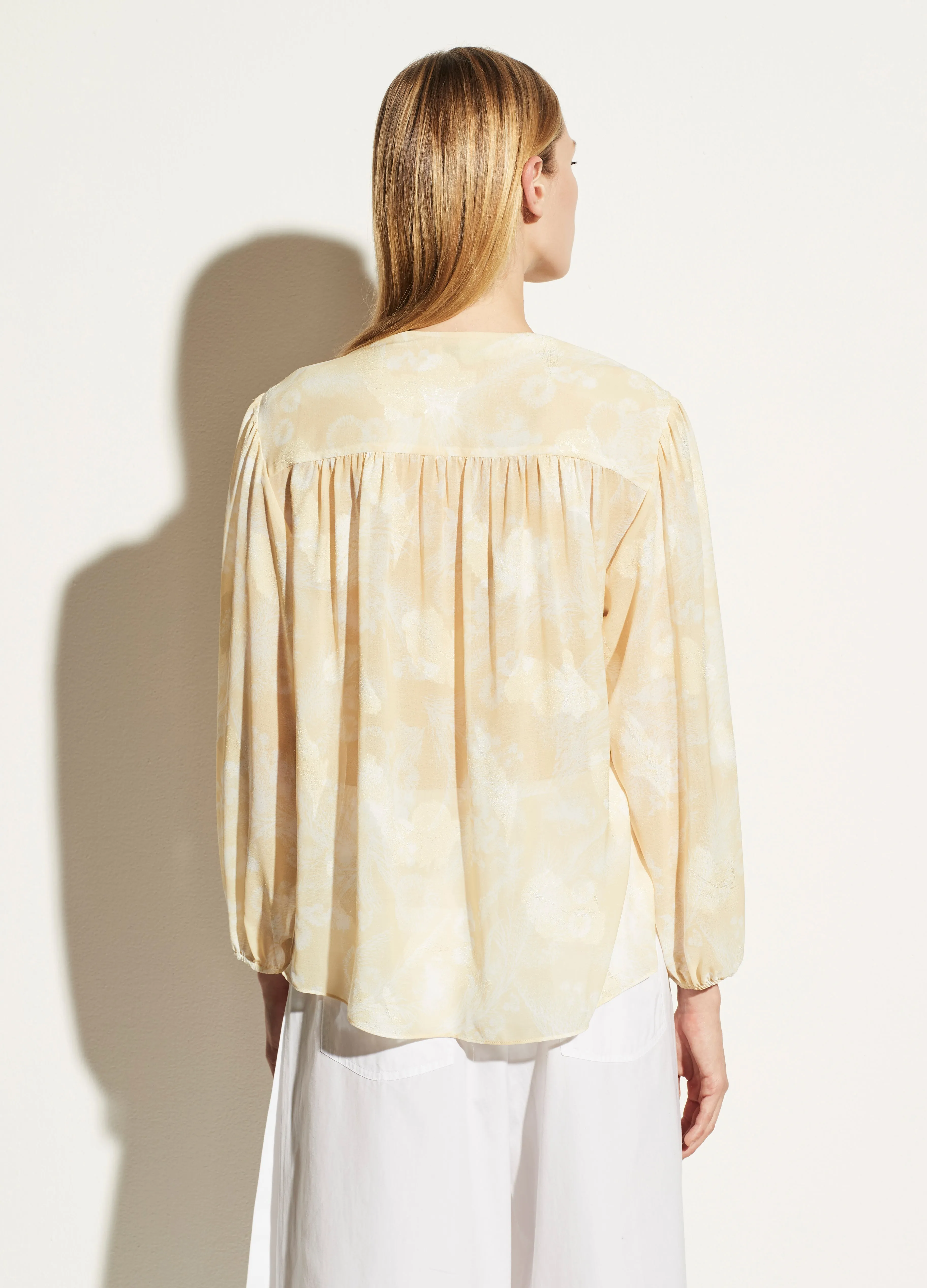 Wheat Shirred Popover in Balm