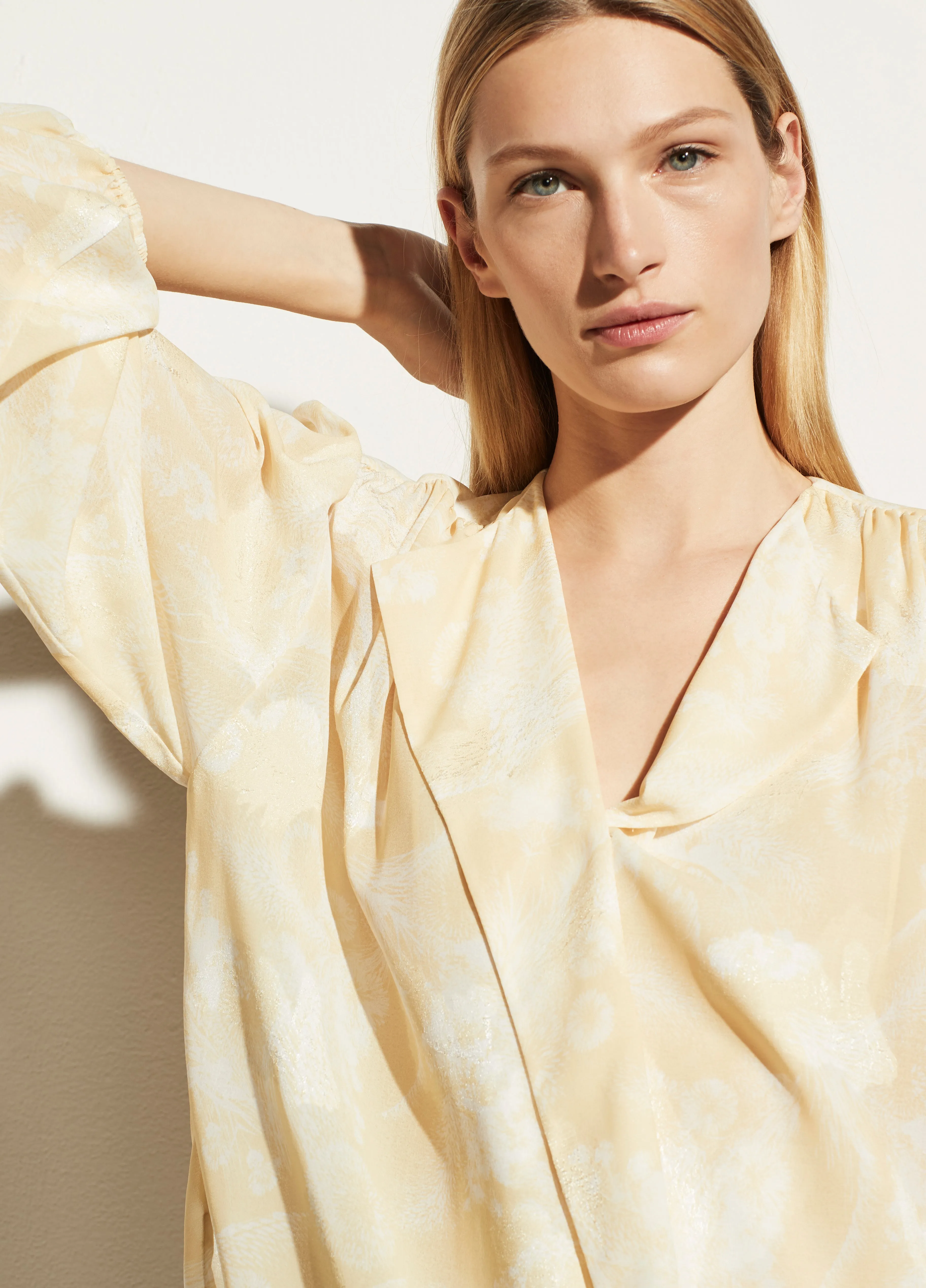 Wheat Shirred Popover in Balm