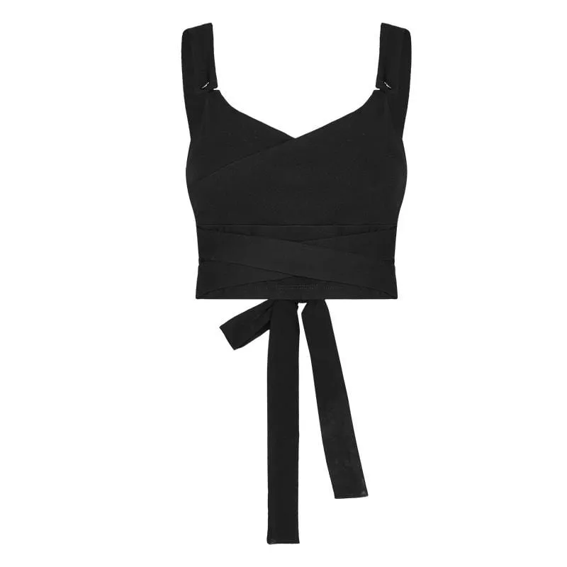 Women's Grunge V-neck Vest Tops